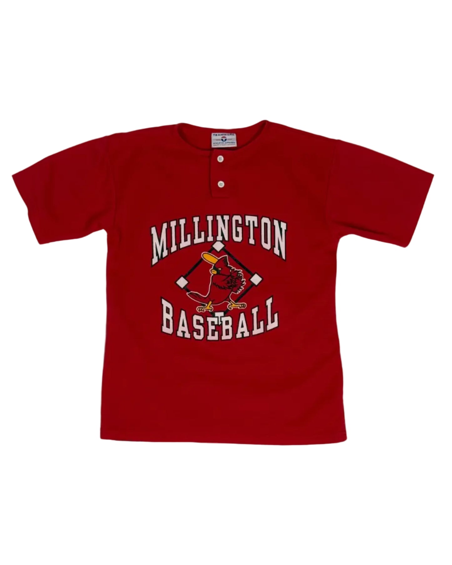 WOMANS MILLINGTON BASEBALL HENLEY T-SHIRT (M)