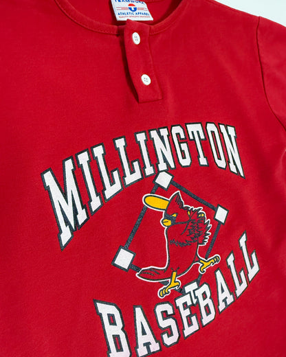 WOMANS MILLINGTON BASEBALL HENLEY T-SHIRT (M)