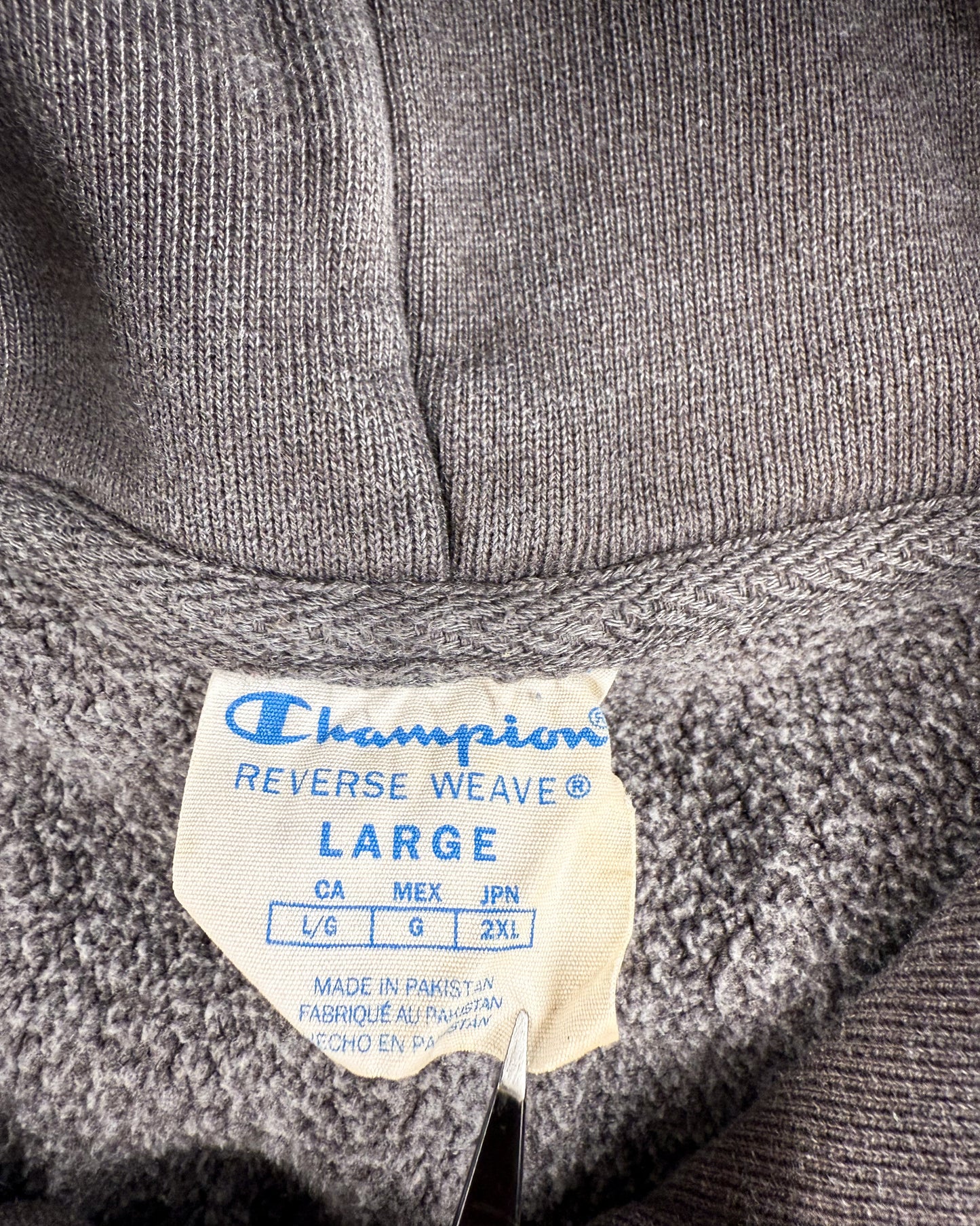 CHAMPION REVERSE WEAVE HOODIE (L)
