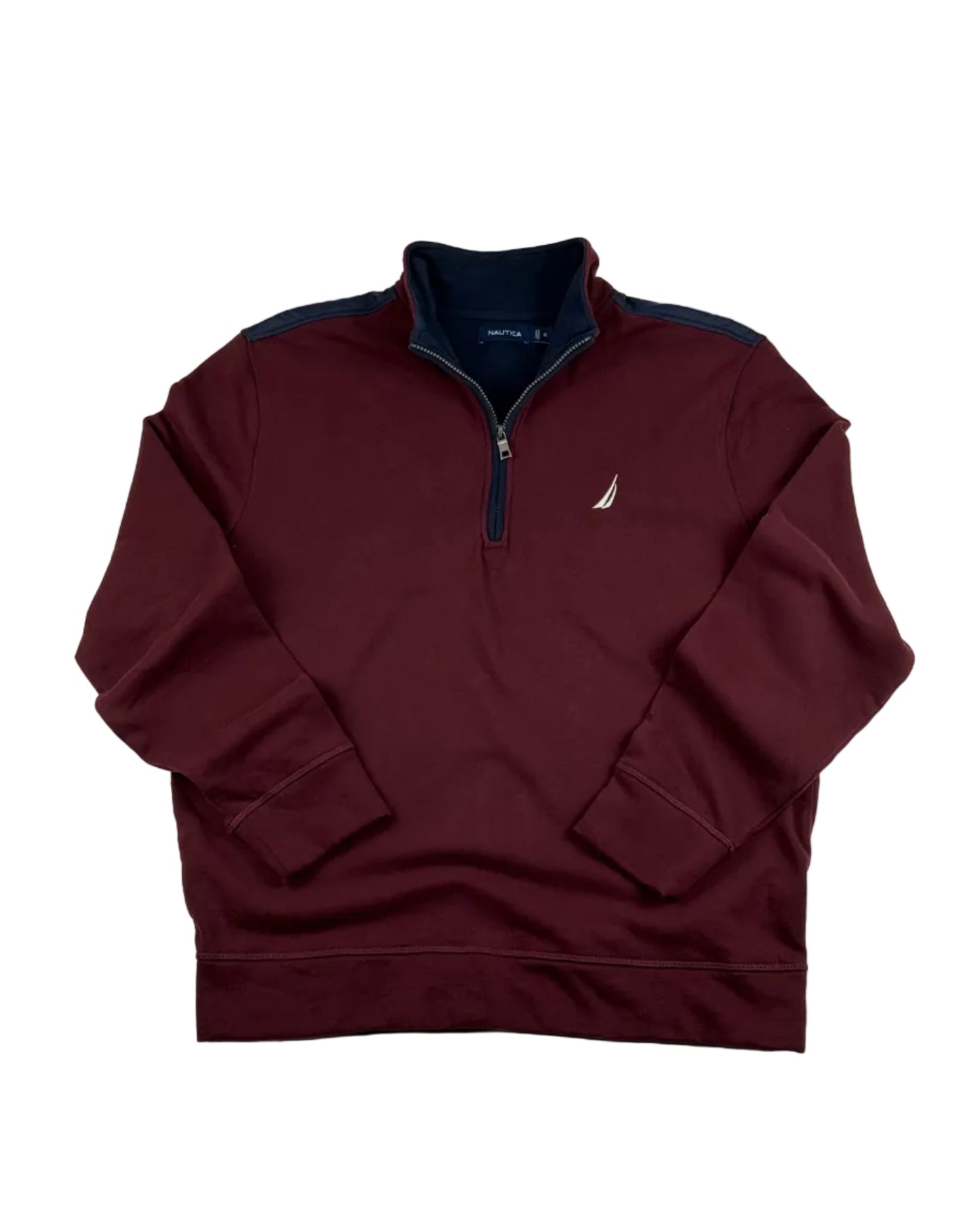 NAUTICA QUARTER ZIP SWEATER (XL)