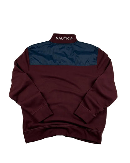 NAUTICA QUARTER ZIP SWEATER (XL)